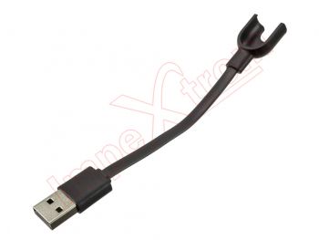 Cable de carga negro USB CA0600B para Xiaomi Mi Band 2